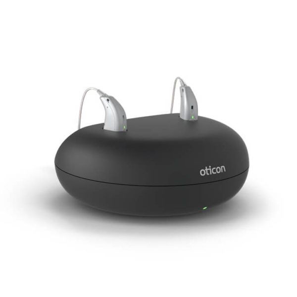 Oticon hearing aid charging